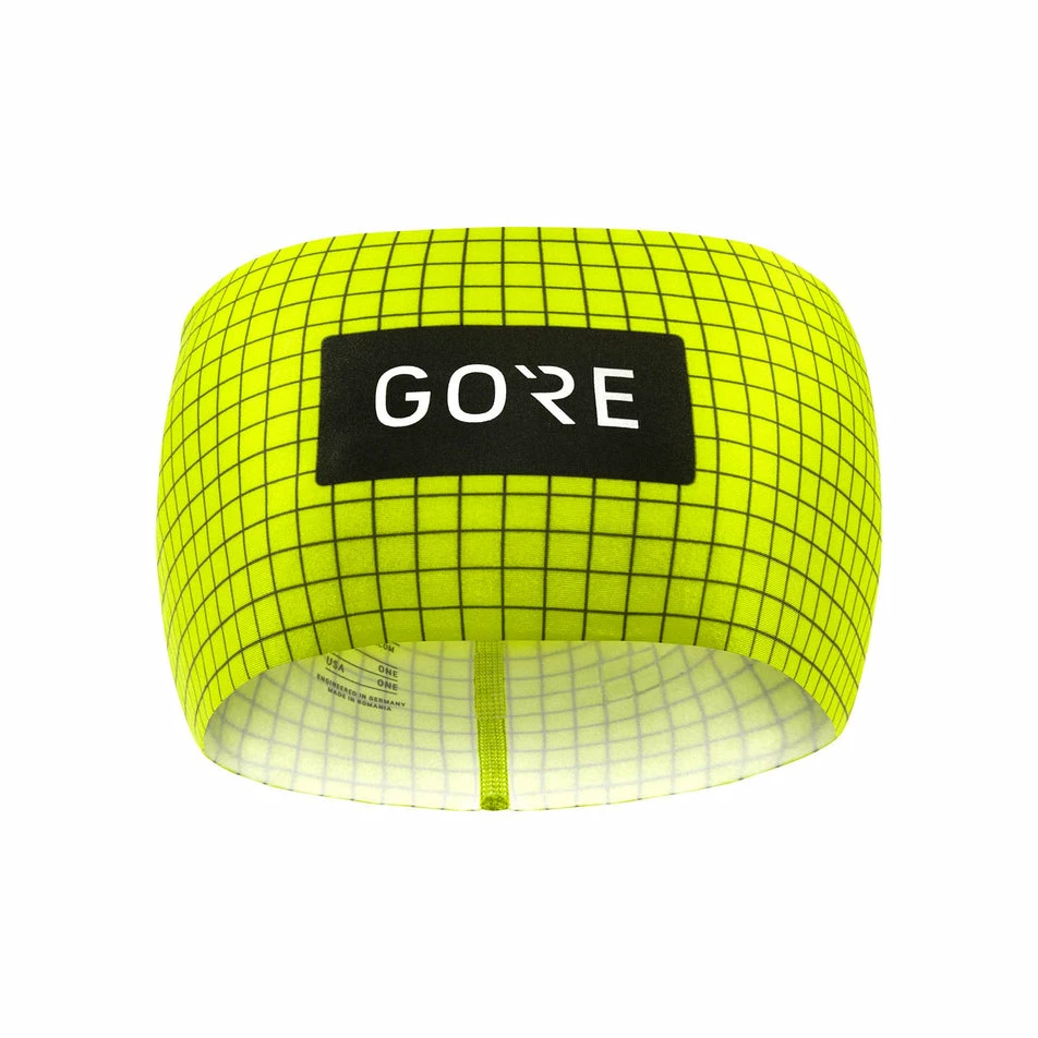 GORE® Wear | Unisex Grid Headband - Neon Yellow 1 GORE® Wear | Unisex Grid Headband - Neon Yellow
