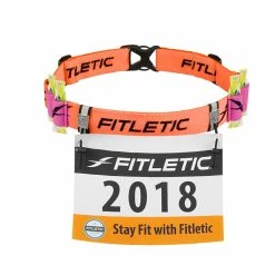 Fitletic | Unisex Race II Number Running Belt - Orange 8 Fitletic | Unisex Race II Number Running Belt - Orange -Ronhill Shop race ii number belt black neon orange features 1 952x952